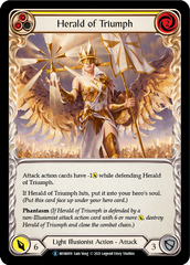 Herald of Triumph (Yellow) - Flesh and Blood TCG - MoxLand