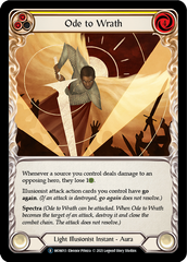Ode to Wrath (Yellow) - Flesh and Blood TCG - MoxLand