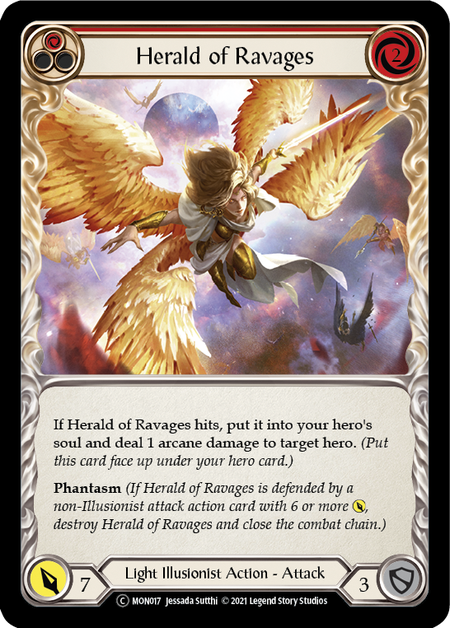 Herald of Ravages (Red) - Flesh and Blood TCG - MoxLand