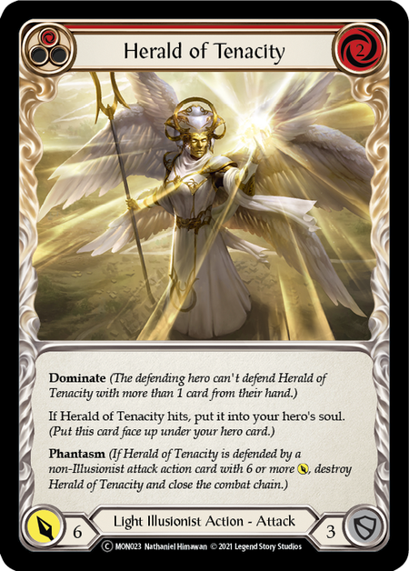 Herald of Tenacity (Red) - Flesh and Blood TCG - MoxLand
