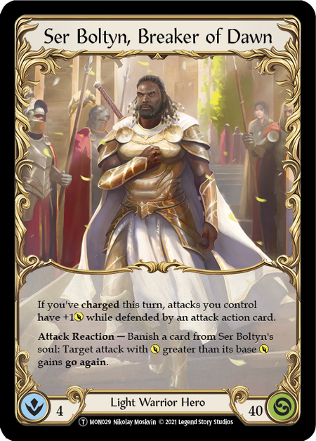 Ser Boltyn, Breaker of Dawn - Flesh and Blood TCG - MoxLand