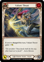 Valiant Thrust (Red) - Flesh and Blood TCG - MoxLand