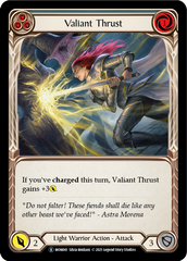 Valiant Thrust (Blue) - Flesh and Blood TCG - MoxLand