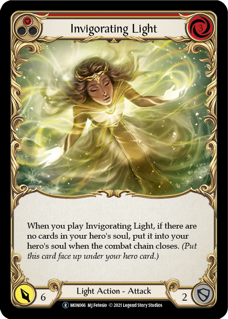 Invigorating Light (Red) - Flesh and Blood TCG - MoxLand