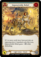 Impenetrable Belief (Blue) - Flesh and Blood TCG - MoxLand