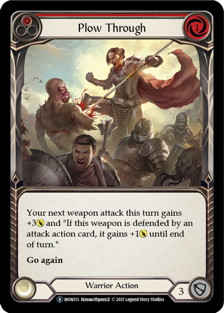 Plow Through (Red) - Flesh and Blood TCG - MoxLand
