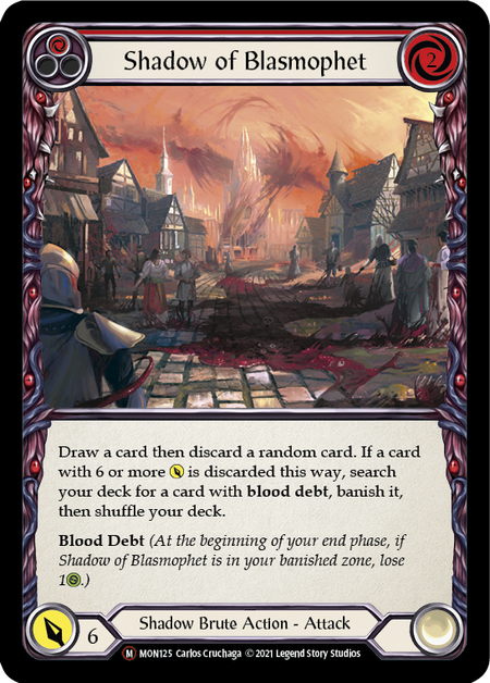 Shadow of Blasmophet (Red) - Flesh and Blood TCG - MoxLand