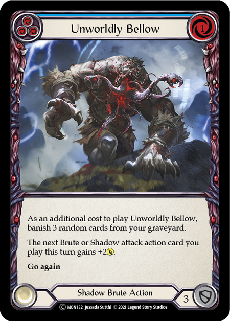 Unworldly Bellow (Blue) - Flesh and Blood TCG - MoxLand