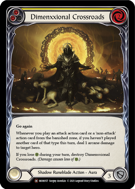 Dimenxxional Crossroads (Yellow) - Flesh and Blood TCG - MoxLand