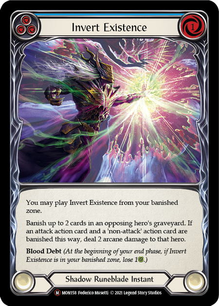 Invert Existence (Blue) - Flesh and Blood TCG - MoxLand