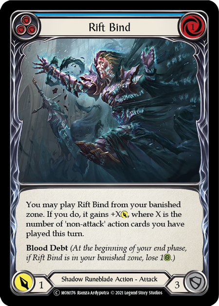 Rift Bind (Blue) - Flesh and Blood TCG - MoxLand