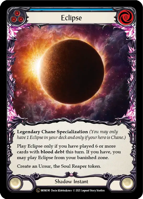Eclipse (Blue) - Flesh and Blood TCG - MoxLand