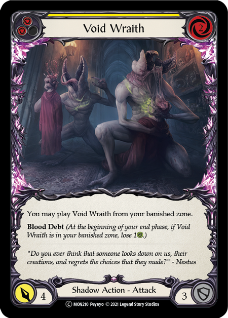 Void Wraith (Yellow) - Flesh and Blood TCG - MoxLand