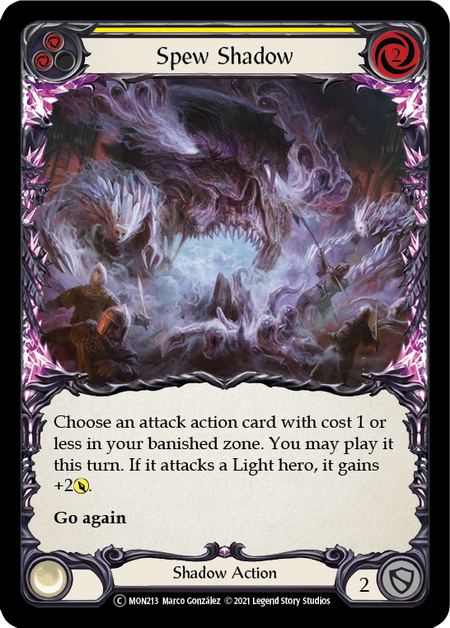 Spew Shadow (Yellow) - Flesh and Blood TCG - MoxLand