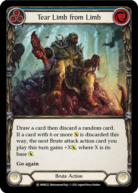 Tear Limb from Limb (Blue) - Flesh and Blood TCG - MoxLand