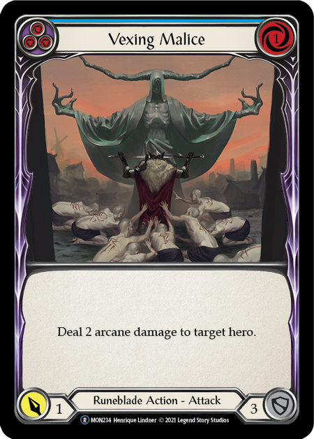 Vexing Malice (Blue) - Flesh and Blood TCG - MoxLand