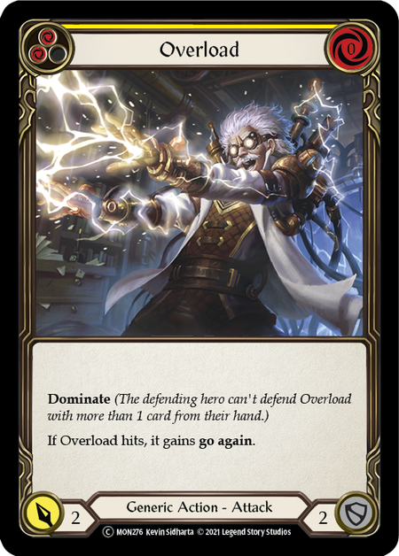 Overload (Yellow) - Flesh and Blood TCG - MoxLand