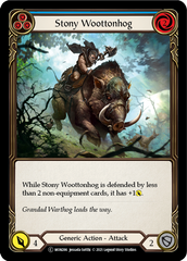 Stony Woottonhog (Blue) - Flesh and Blood TCG - MoxLand