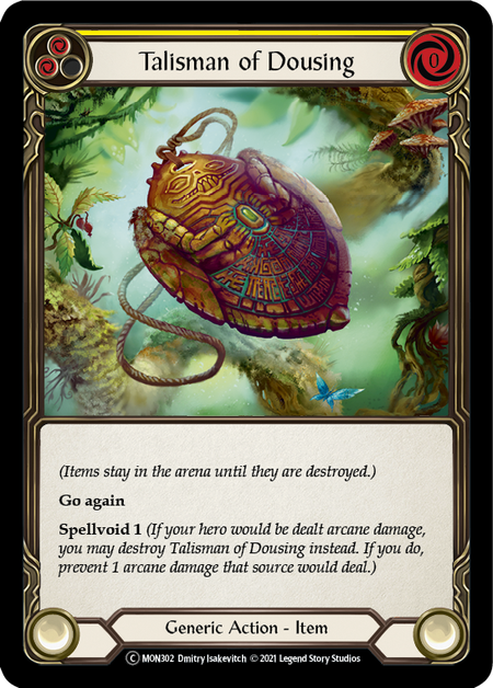 Talisman of Dousing (Yellow) - Flesh and Blood TCG - MoxLand