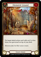 Memorial Ground (Red) - Flesh and Blood TCG - MoxLand