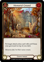 Memorial Ground (Blue) - Flesh and Blood TCG - MoxLand