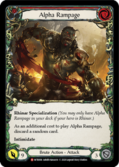 Alpha Rampage (Red) - Flesh and Blood TCG - MoxLand
