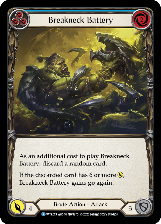 Breakneck Battery (Blue) - Flesh and Blood TCG - MoxLand