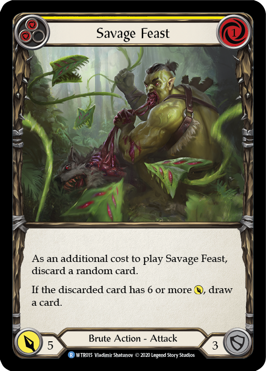 Savage Feast (Yellow) - Flesh and Blood TCG - MoxLand