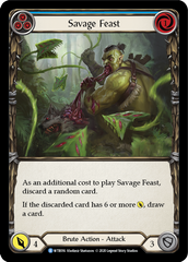 Savage Feast (Blue) - Flesh and Blood TCG - MoxLand