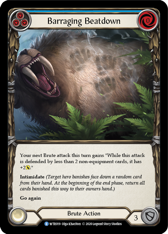 Barraging Beatdown (Blue) - Flesh and Blood TCG - MoxLand