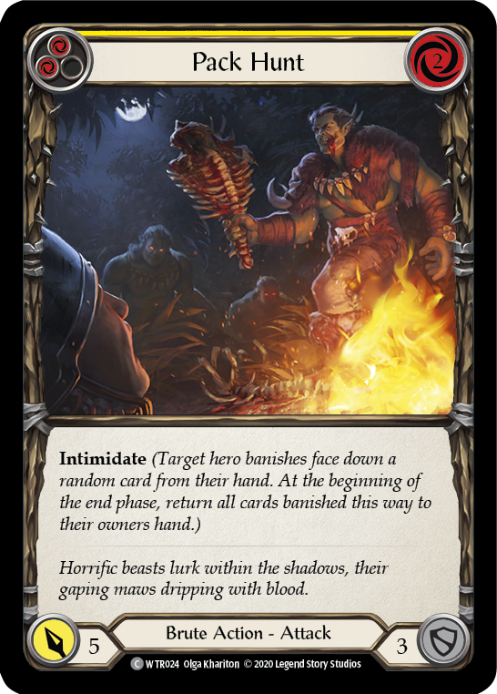 Pack Hunt (Yellow) - Flesh and Blood TCG - MoxLand