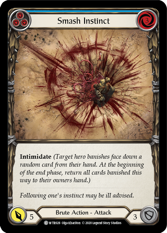 Smash Instinct (Blue) - Flesh and Blood TCG - MoxLand