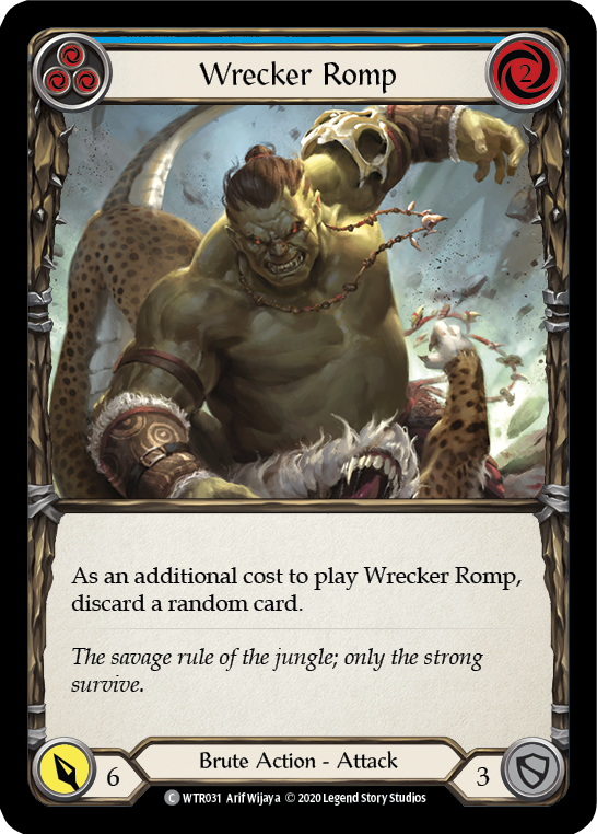Wrecker Romp (Blue) - Flesh and Blood TCG - MoxLand