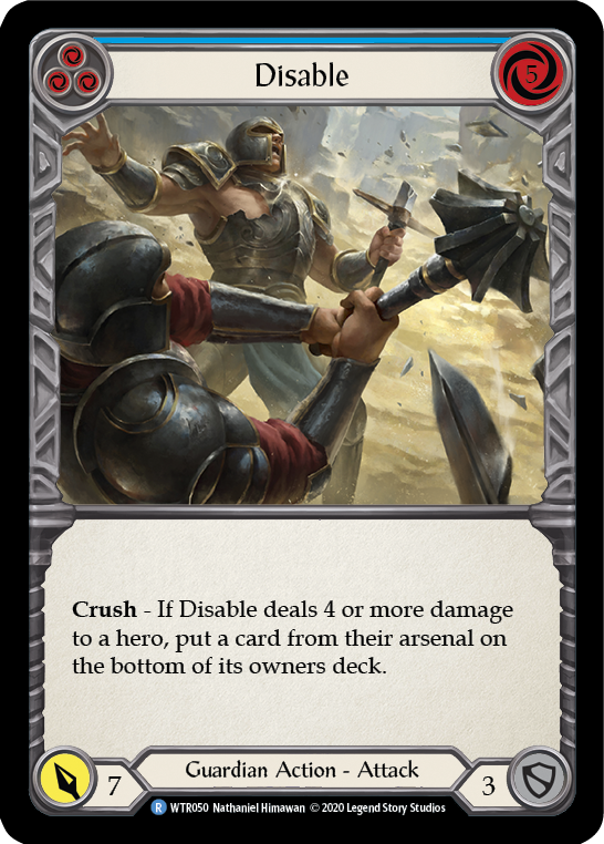 Disable (Blue) - Flesh and Blood TCG - MoxLand
