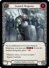 Staunch Response (Red) - Flesh and Blood TCG - MoxLand