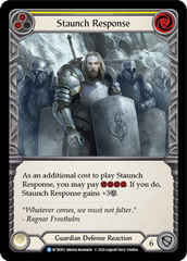 Staunch Response (Yellow) - Flesh and Blood TCG - MoxLand