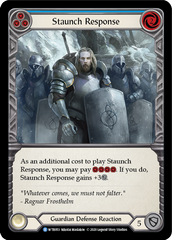 Staunch Response (Blue) - Flesh and Blood TCG - MoxLand
