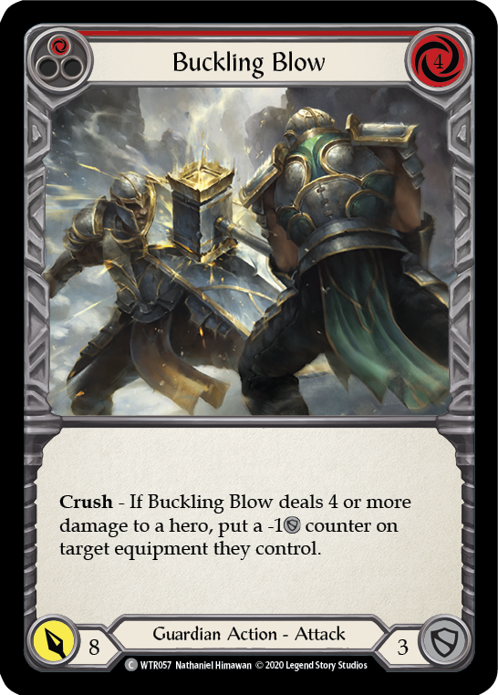 Buckling Blow (Red) - Flesh and Blood TCG - MoxLand