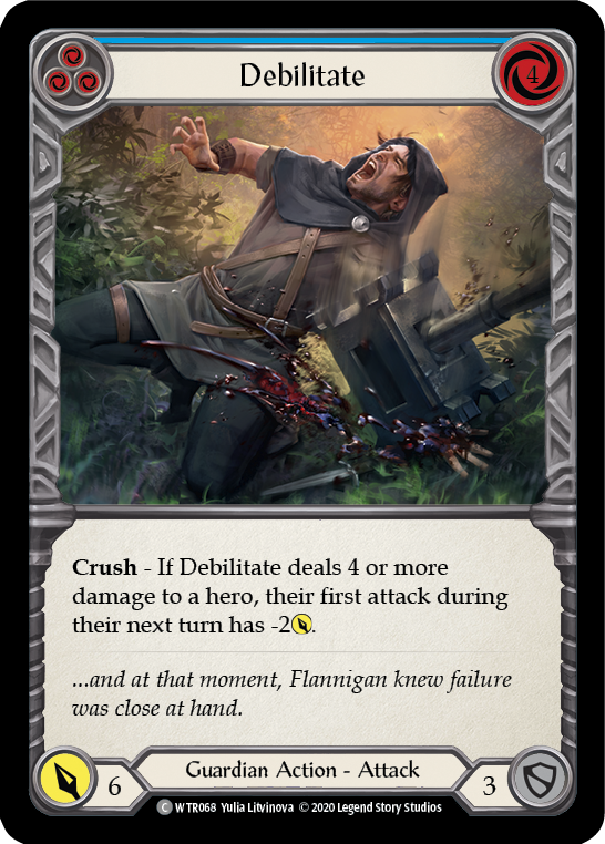 Debilitate (Blue) - Flesh and Blood TCG - MoxLand