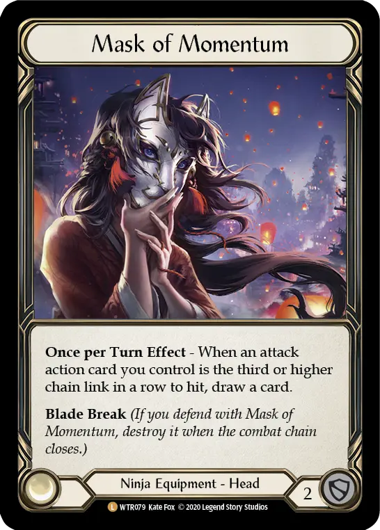 Mask of Momentum - Flesh and Blood TCG - MoxLand