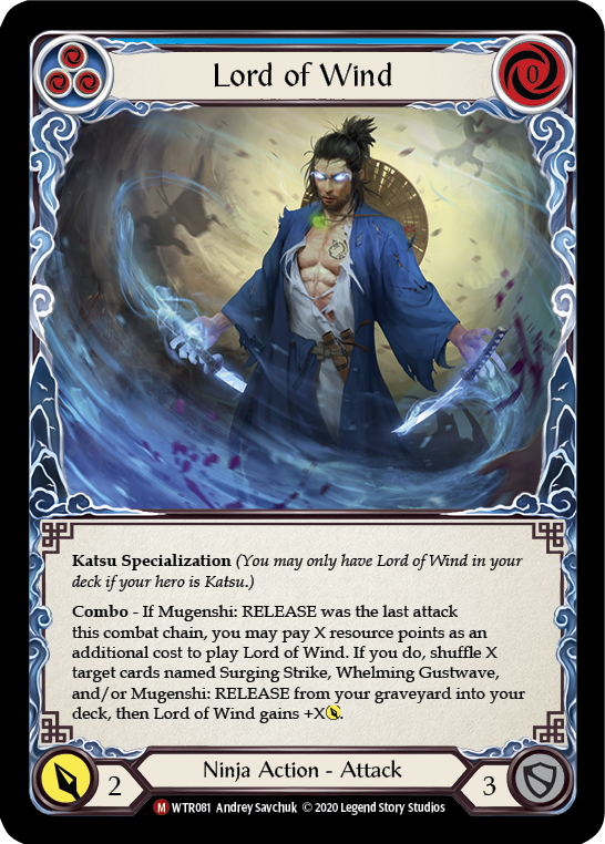 Lord of Wind (Blue) - Flesh and Blood TCG - MoxLand
