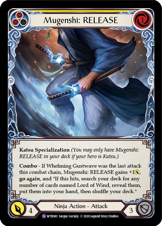 Mugenshi: RELEASE (Yellow) - Flesh and Blood TCG - MoxLand