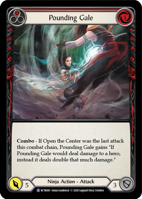 Pounding Gale (Red) - Flesh and Blood TCG - MoxLand