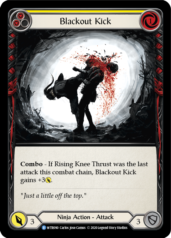 Blackout Kick (Yellow) - Flesh and Blood TCG - MoxLand