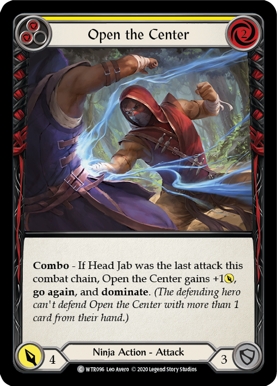 Open the Center (Yellow) - Flesh and Blood TCG - MoxLand