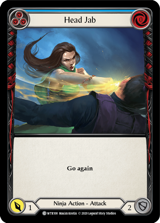 Head Jab (Blue) - Flesh and Blood TCG - MoxLand