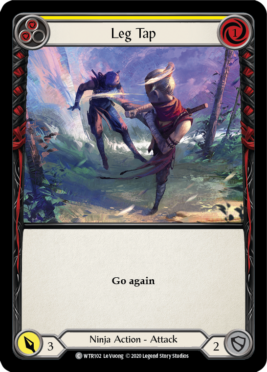 Leg Tap (Yellow) - Flesh and Blood TCG - MoxLand