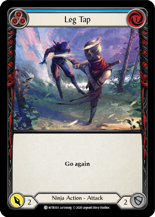 Leg Tap (Blue) - Flesh and Blood TCG - MoxLand