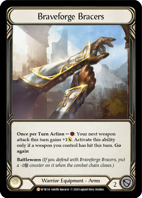 Braveforge Bracers - Flesh and Blood TCG - MoxLand