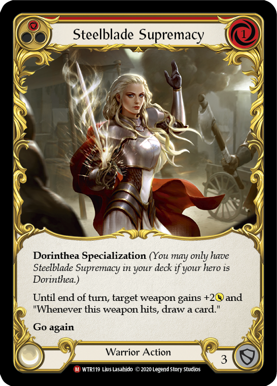 Steelblade Supremacy (Red) - Flesh and Blood TCG - MoxLand